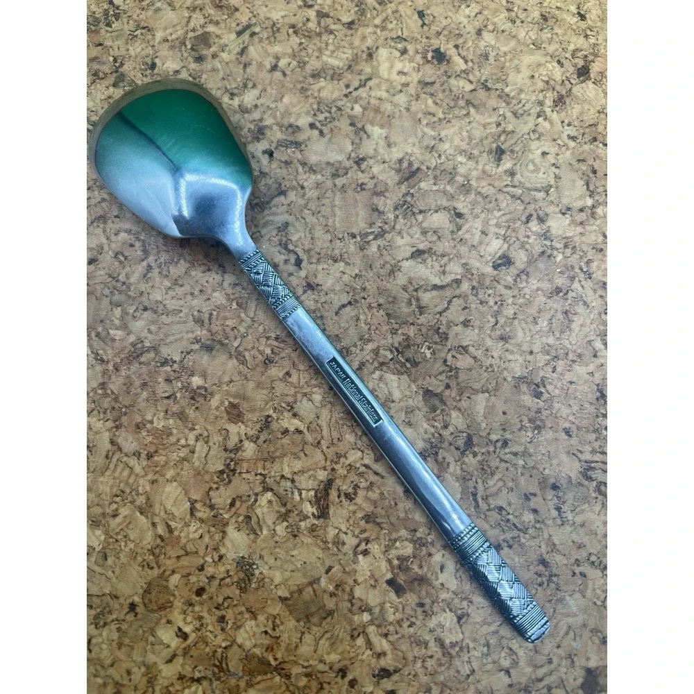 National TRACERY Stainless NS Japan‎ Basket Weave Silverware teaspoon Flatware